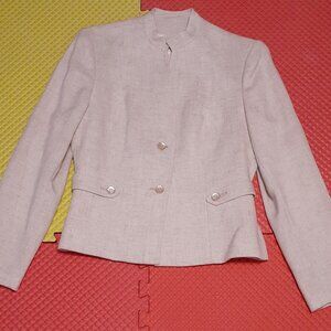 "Arenzano" (Gary Stuart) linen jacket & skirt suit